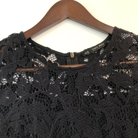 Navy blue lace dress (stretch lined) - Picture 4 of 15